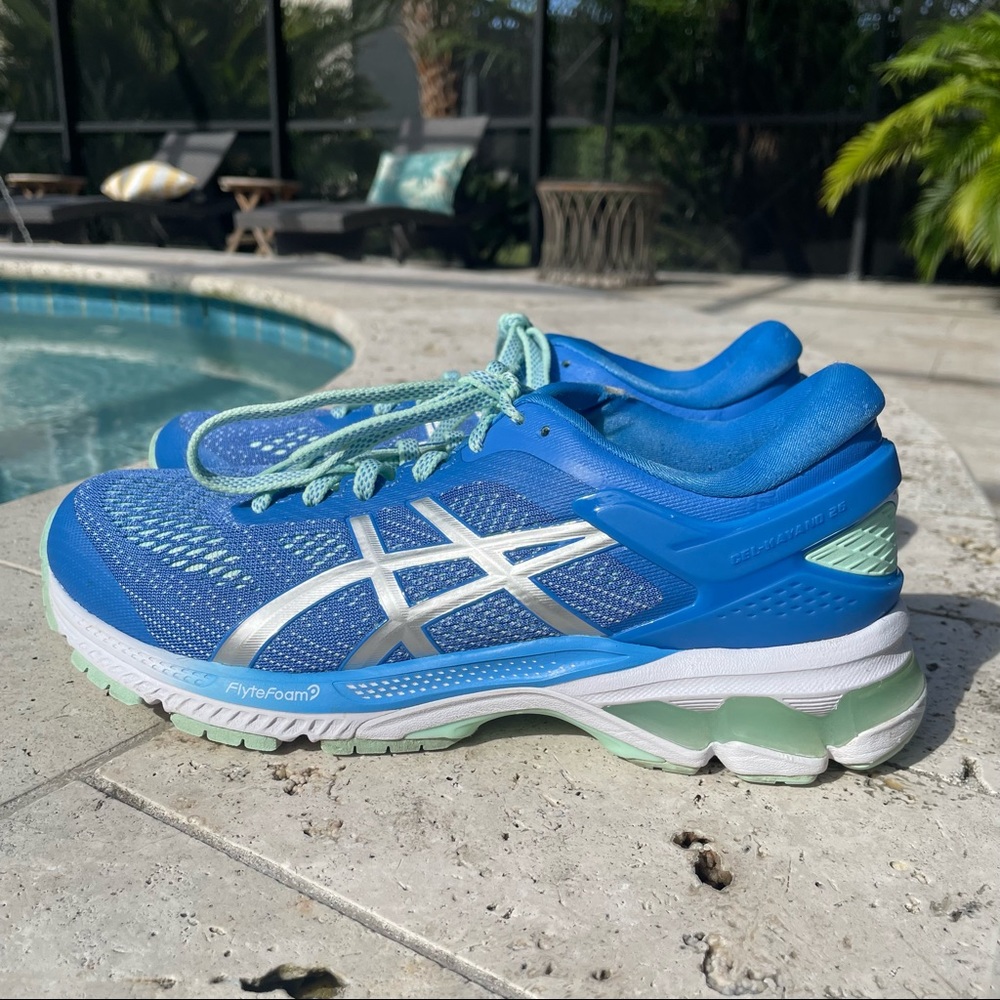 Asics gel kayano 26 athletic running flyte foam shoes